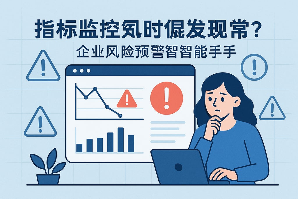指标监控能及时发现异常吗？企业风险预警的智能助手