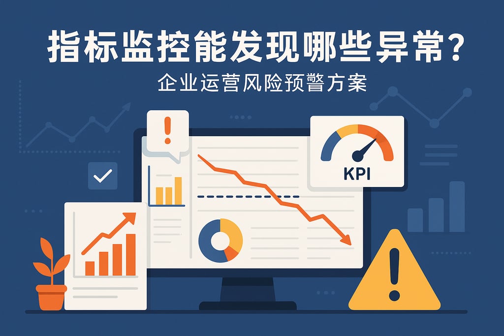 指标监控能发现哪些异常？企业运营风险预警方案
