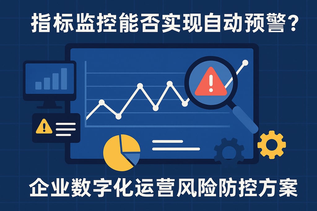 指标监控能否实现自动预警？企业数字化运营风险防控方案