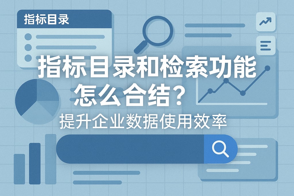 指标目录与检索功能怎么结合？提升企业数据使用效率