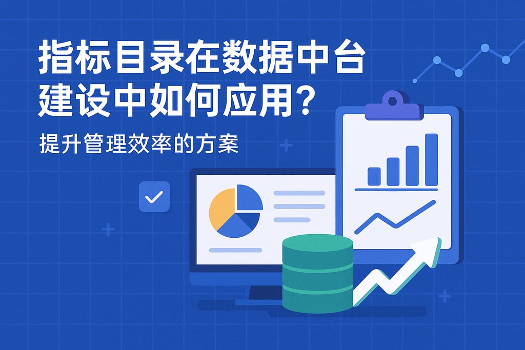 指标目录在数据中台建设中如何应用？提升管理效率的方案