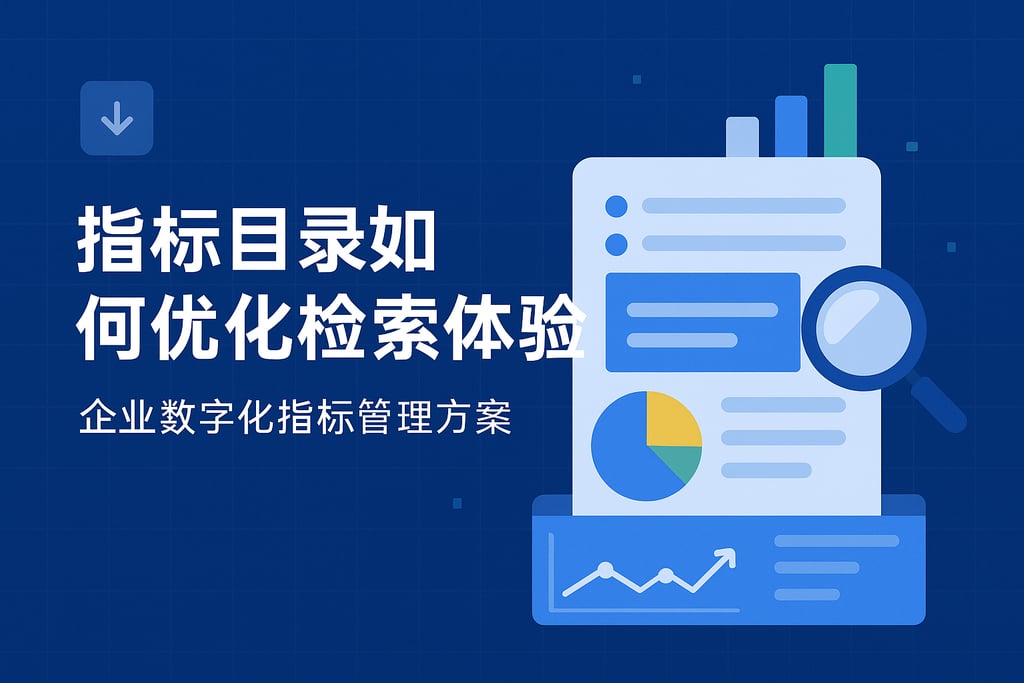 指标目录如何优化检索体验？企业数字化指标管理方案