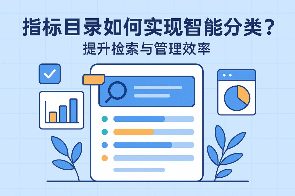 指标目录如何实现智能分类？提升检索与管理效率