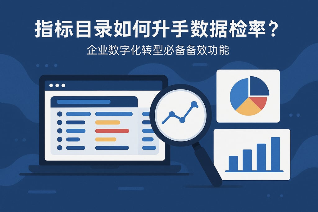 指标目录如何提升数据检索效率？企业数字化转型必备功能