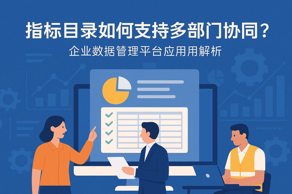 指标目录如何支持多部门协同？企业数据管理平台应用解析