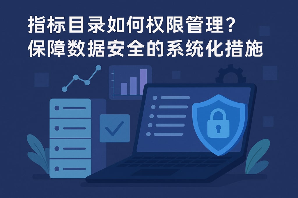指标目录如何权限管理？保障数据安全的系统化措施