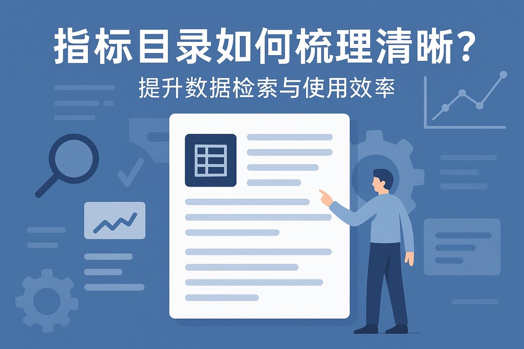 指标目录如何梳理清晰？提升数据检索与使用效率