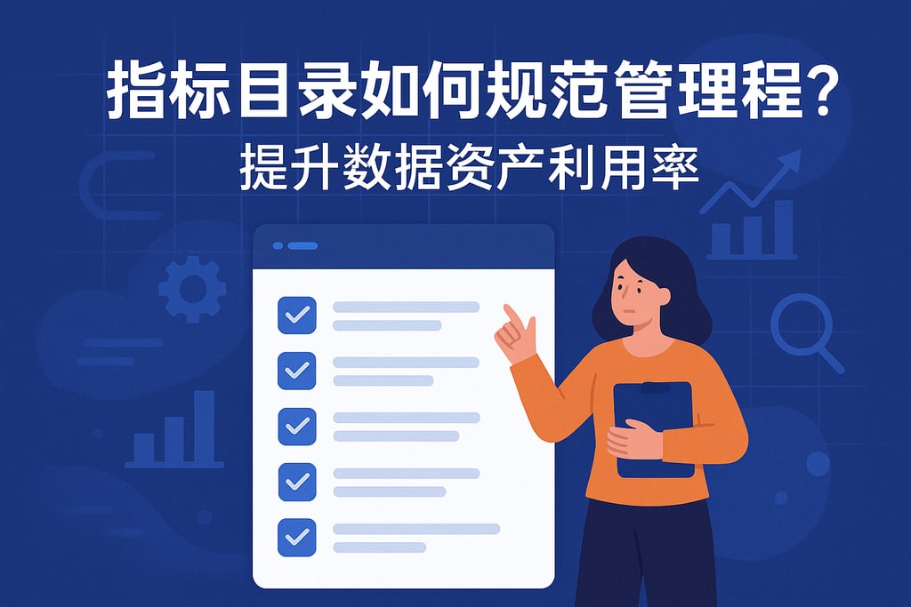 指标目录如何规范管理流程？提升数据资产利用率