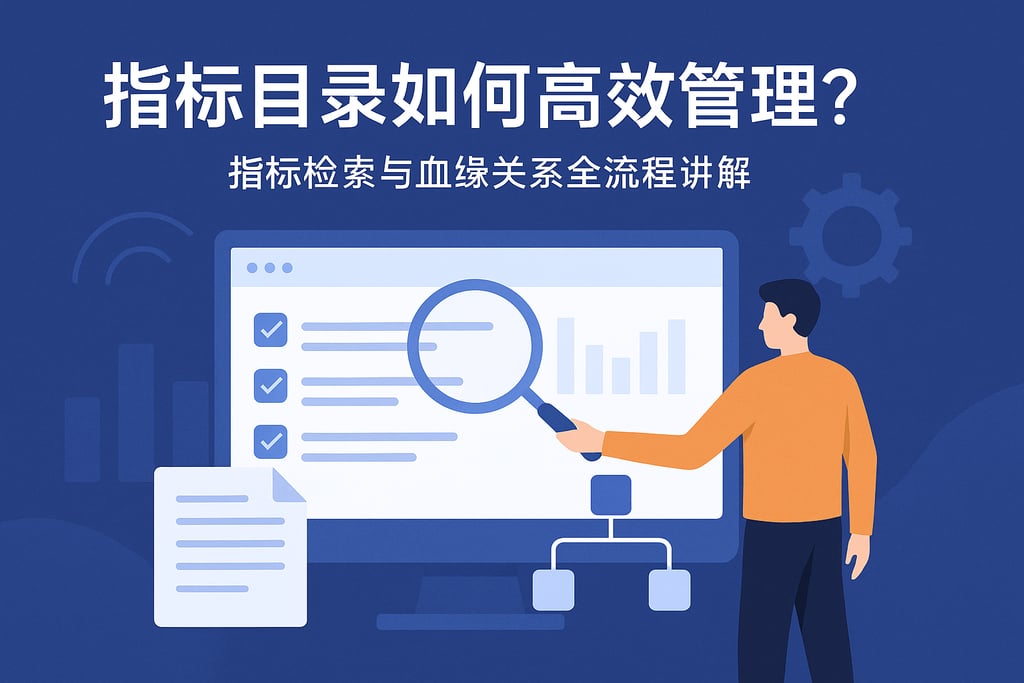 指标目录如何高效管理？指标检索与血缘关系全流程讲解