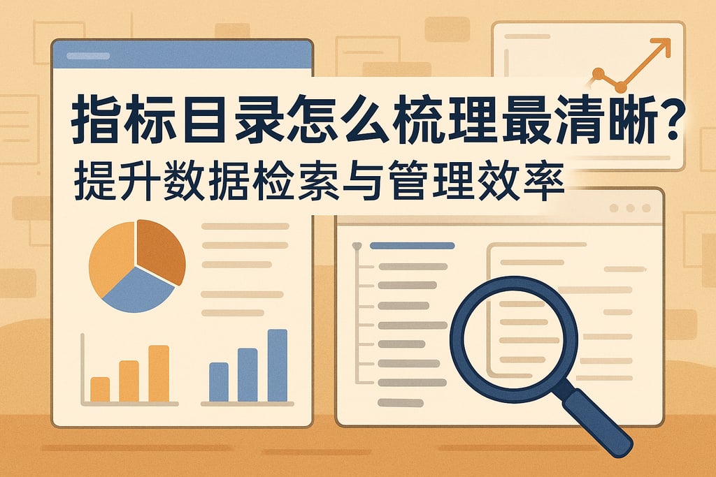 指标目录怎么梳理最清晰？提升数据检索与管理效率
