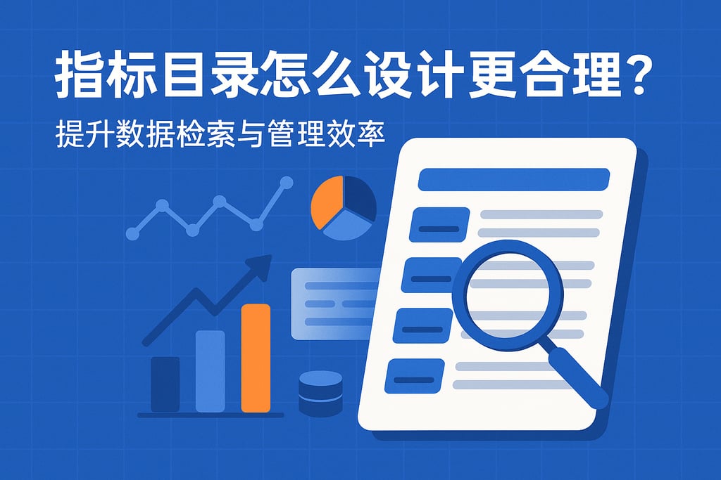 指标目录怎么设计更合理？提升数据检索与管理效率