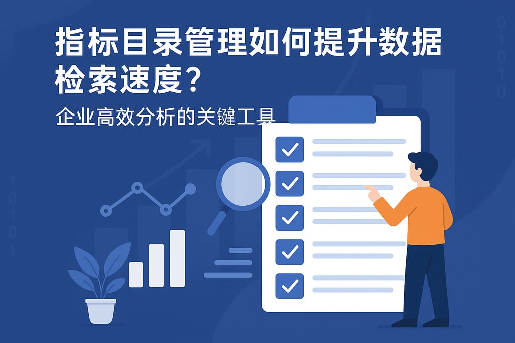 指标目录管理如何提升数据检索速度？企业高效分析的关键工具