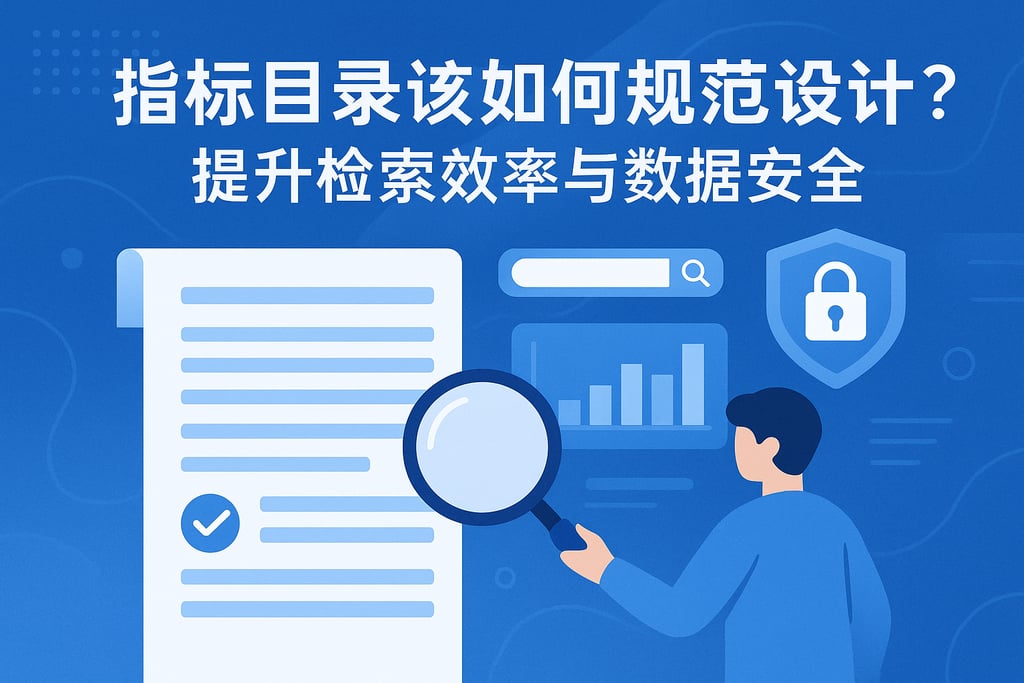 指标目录该如何规范设计？提升检索效率与数据安全