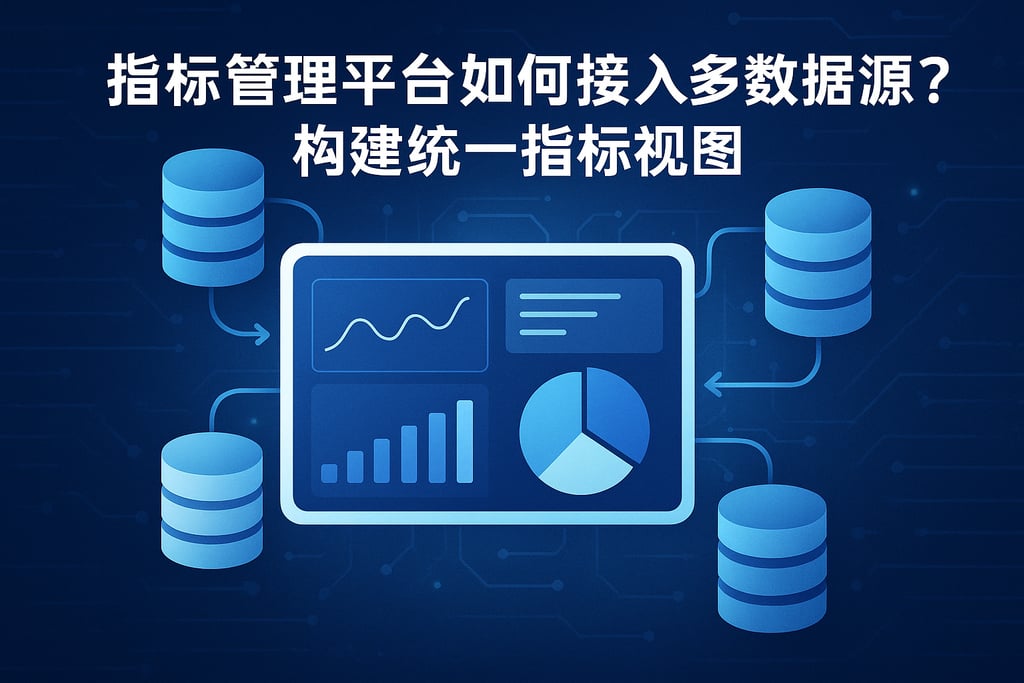 指标管理平台如何接入多数据源？构建统一指标视图