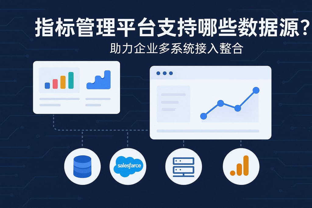 指标管理平台支持哪些数据源？助力企业多系统接入整合