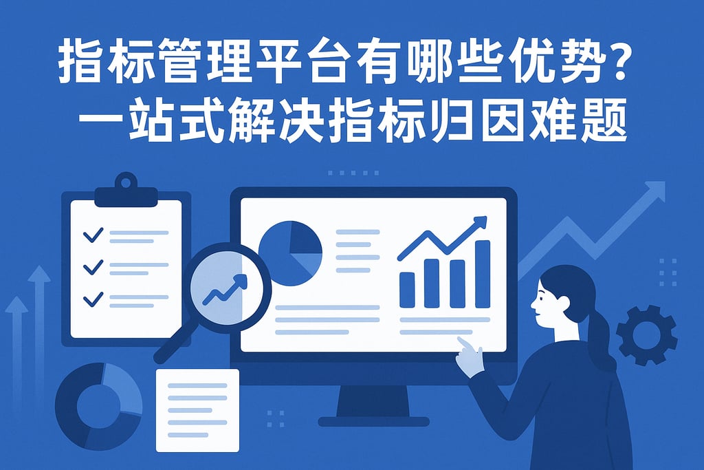 指标管理平台有哪些优势？一站式解决指标归因难题