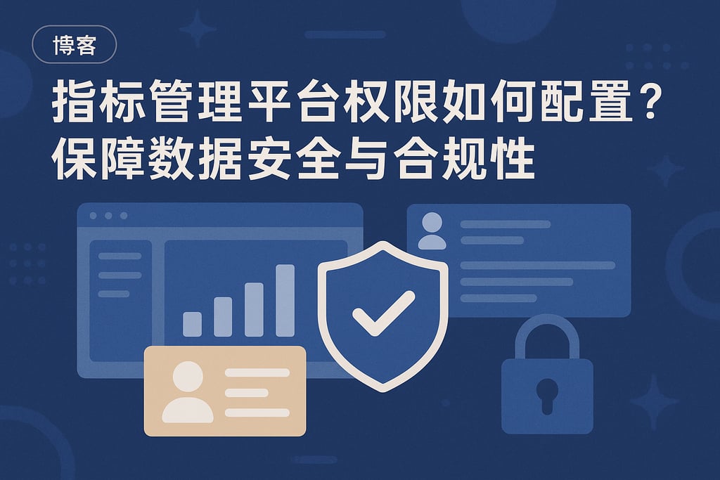 指标管理平台权限如何配置？保障数据安全与合规性