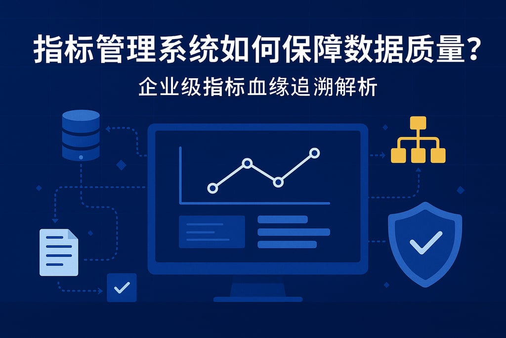指标管理系统如何保障数据质量？企业级指标血缘追溯解析