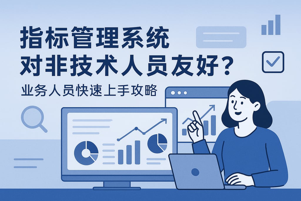 指标管理系统对非技术人员友好吗？业务人员快速上手攻略
