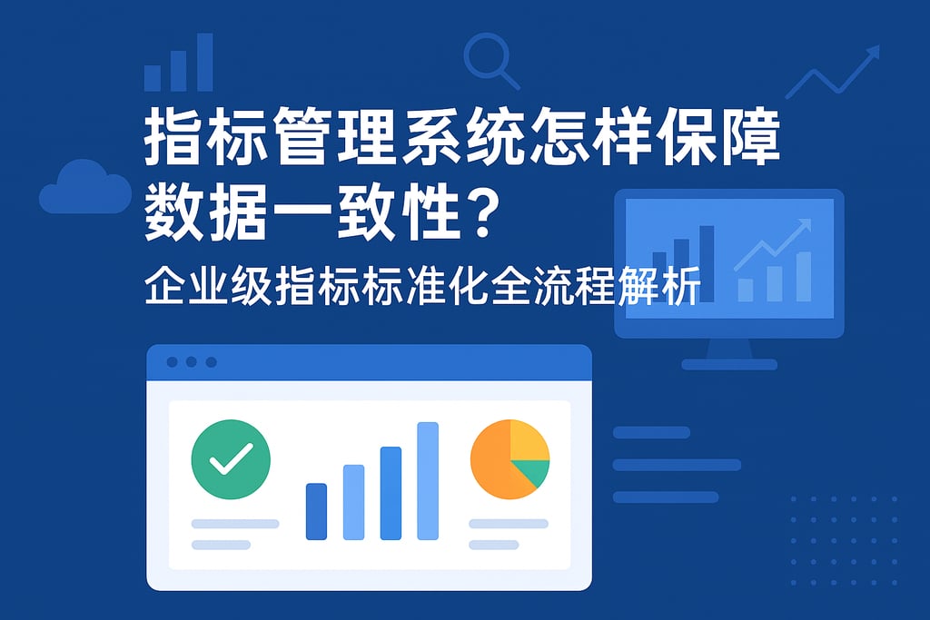 指标管理系统怎样保障数据一致性？企业级指标标准化全流程解析