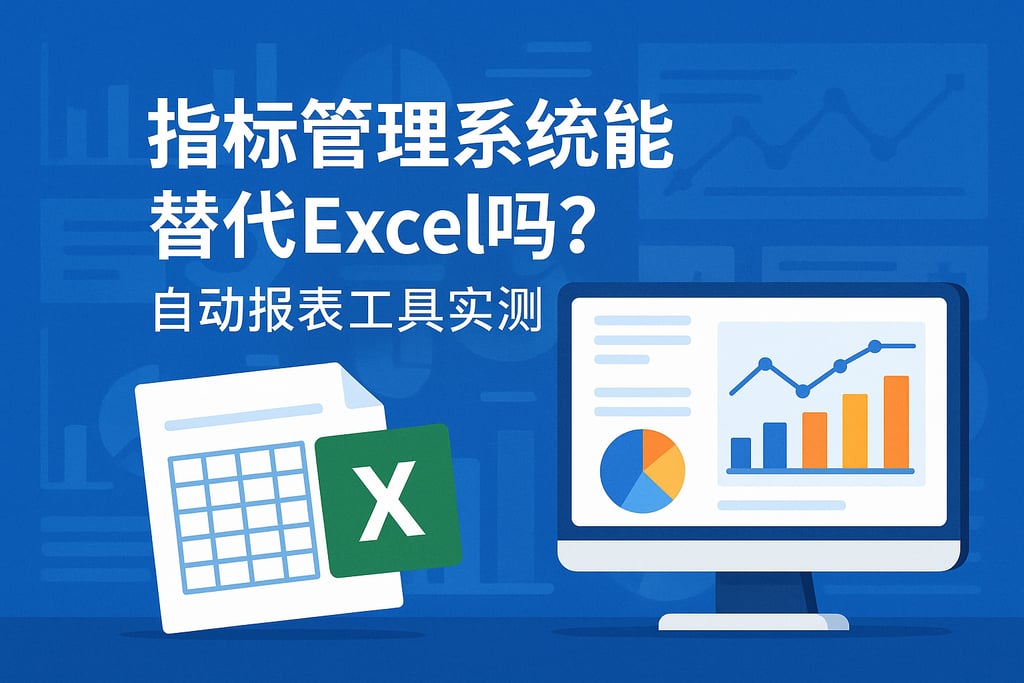 指标管理系统能替代Excel吗？自动报表工具实测