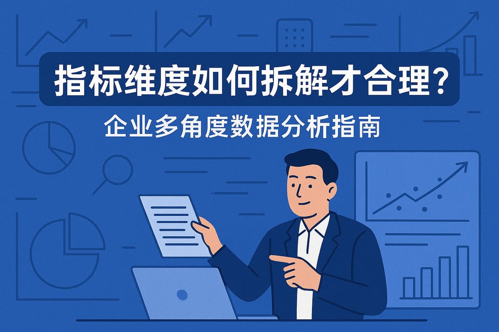 指标维度如何拆解才合理？企业多角度数据分析指南