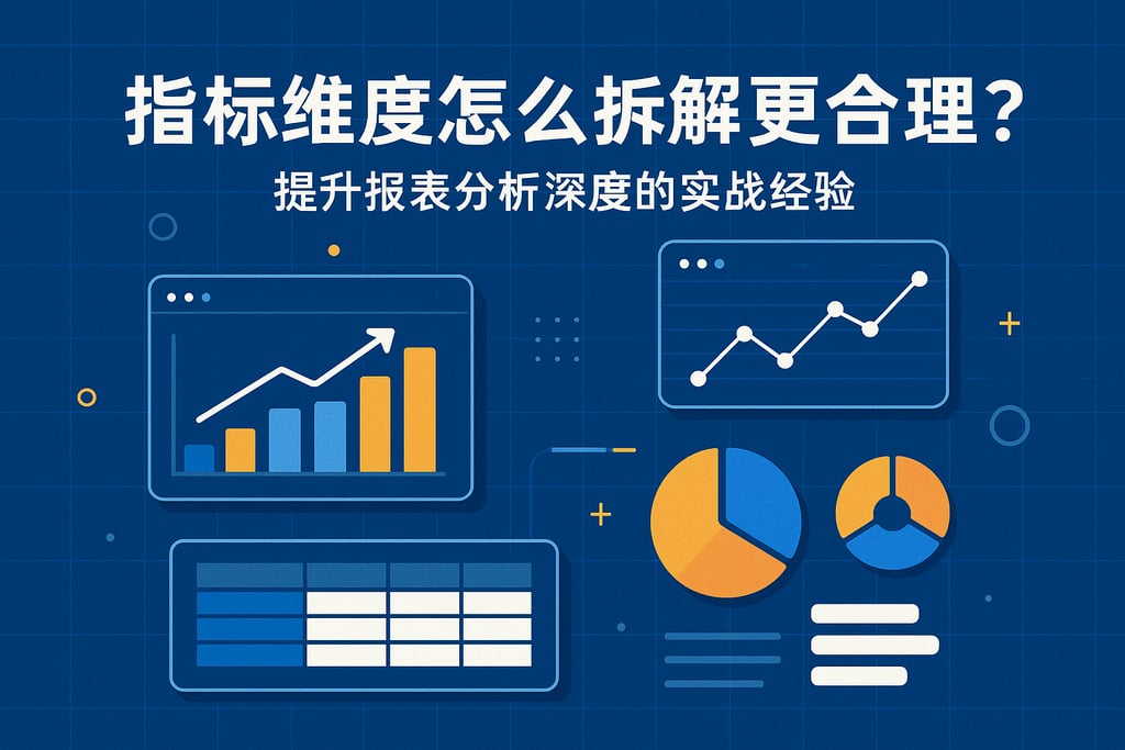 指标维度怎么拆解更合理？提升报表分析深度的实战经验