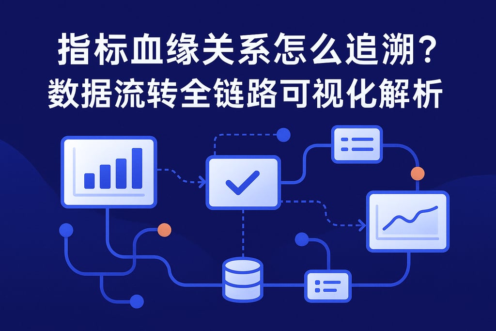 指标血缘关系怎么追溯？数据流转全链路可视化解析