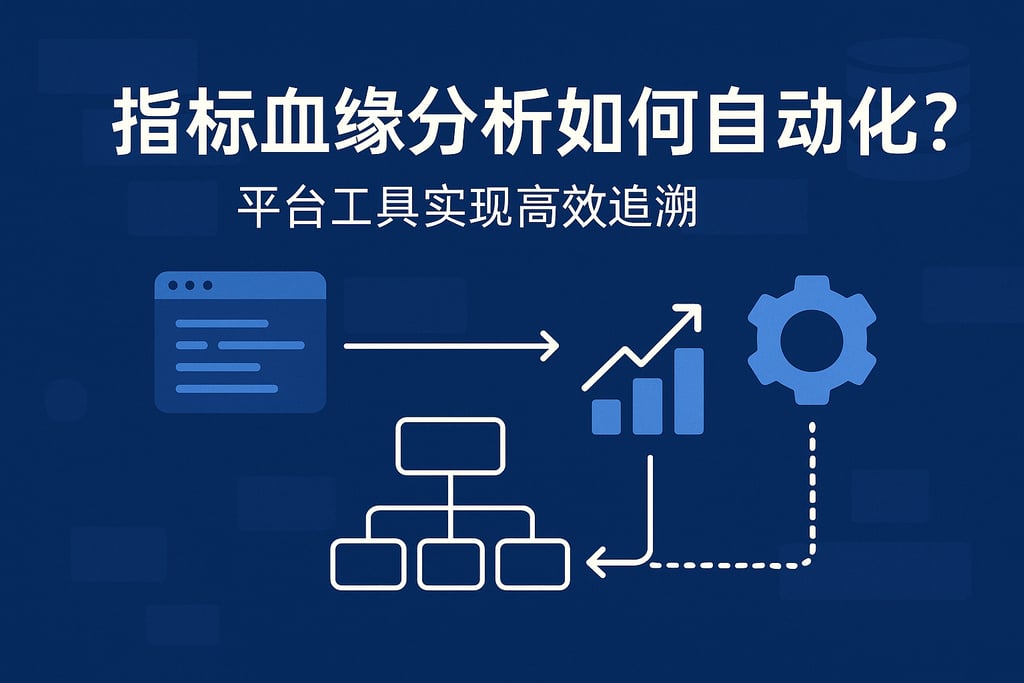 指标血缘分析如何自动化？平台工具实现高效追溯