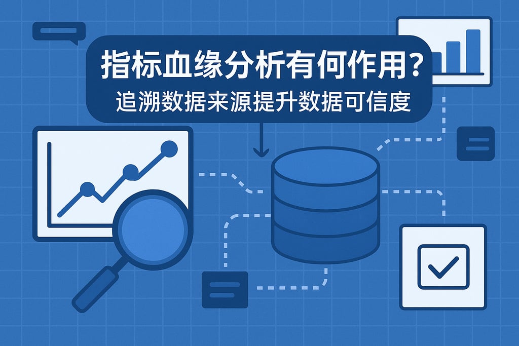 指标血缘分析有何作用？追溯数据来源提升数据可信度