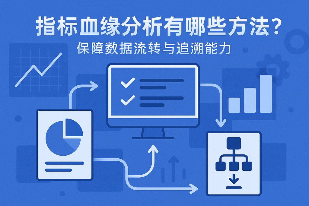 指标血缘分析有哪些方法？保障数据流转与追溯能力