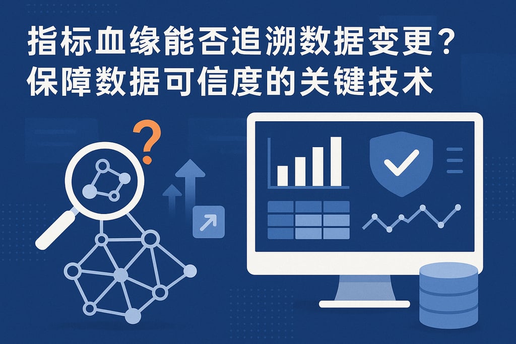 指标血缘能否追溯数据变更？保障数据可信度的关键技术