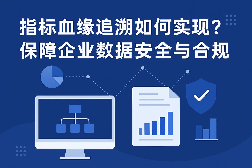 指标血缘追溯如何实现？保障企业数据安全与合规