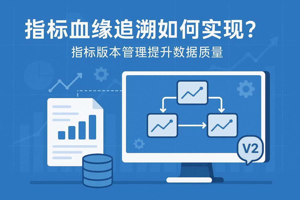 指标血缘追溯如何实现？指标版本管理提升数据质量