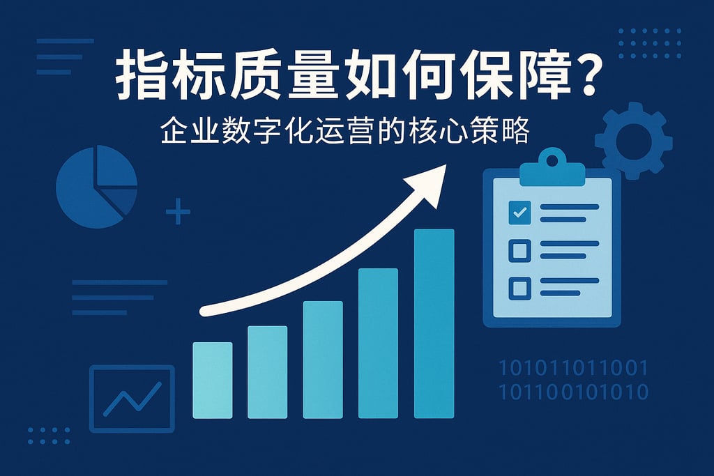 指标质量如何保障？企业数字化运营的核心策略