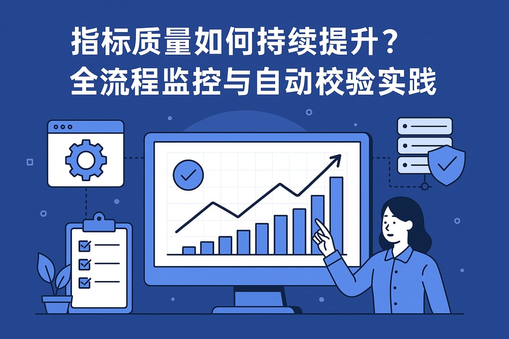指标质量如何持续提升？全流程监控与自动校验实践
