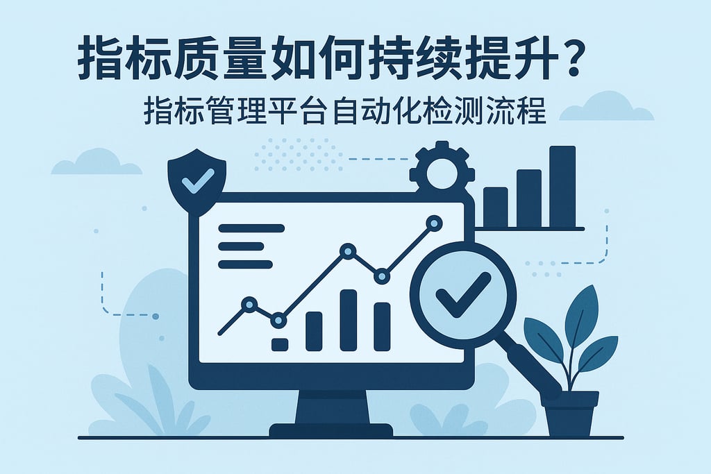 指标质量如何持续提升？指标管理平台自动化检测流程