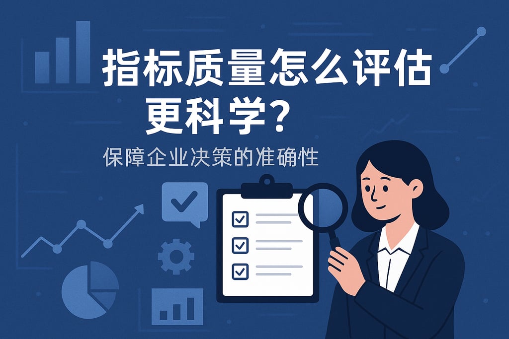 指标质量怎么评估更科学？保障企业决策的准确性
