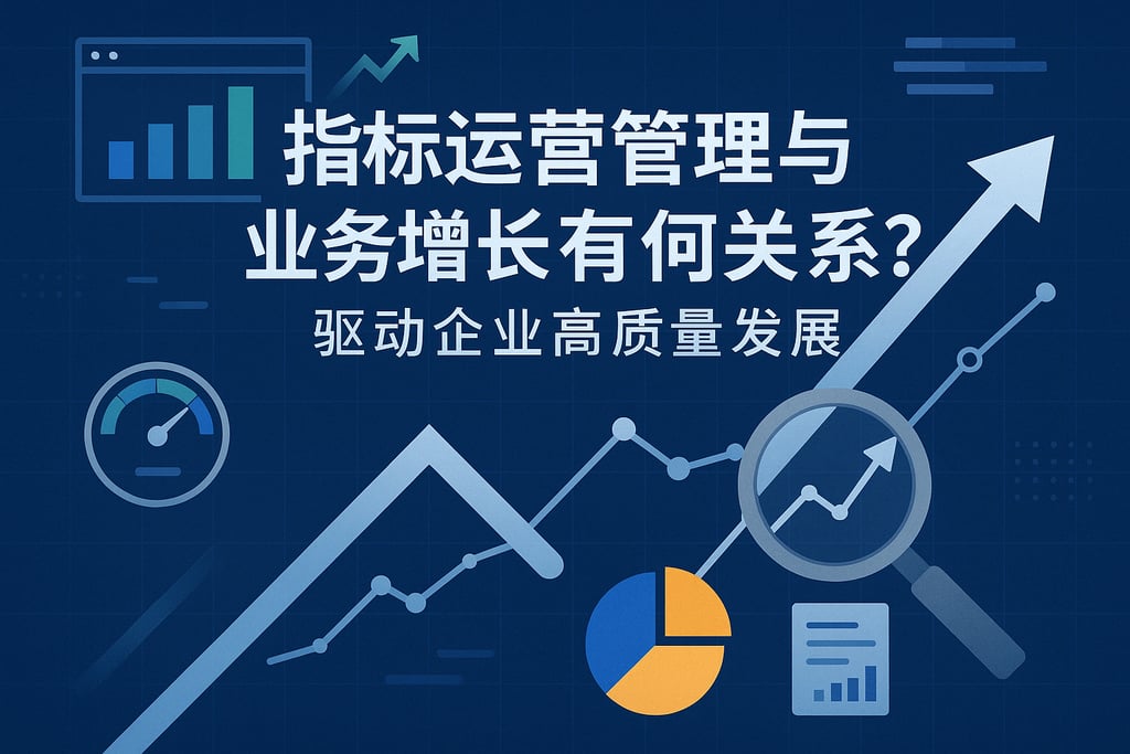 指标运营管理与业务增长有何关系？驱动企业高质量发展