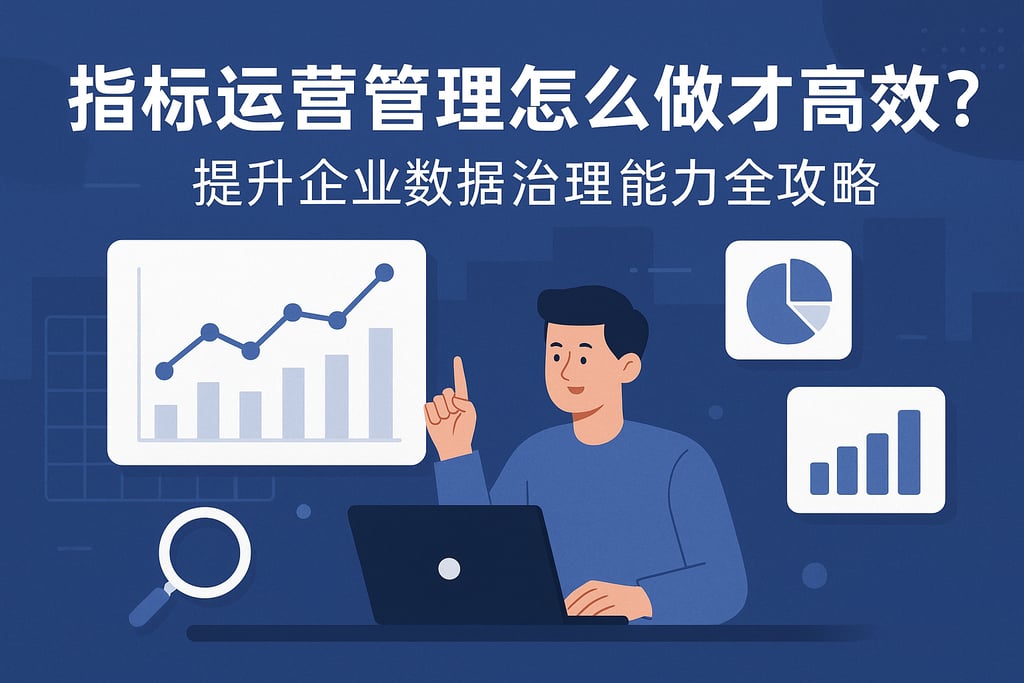 指标运营管理怎么做才高效？提升企业数据治理能力全攻略
