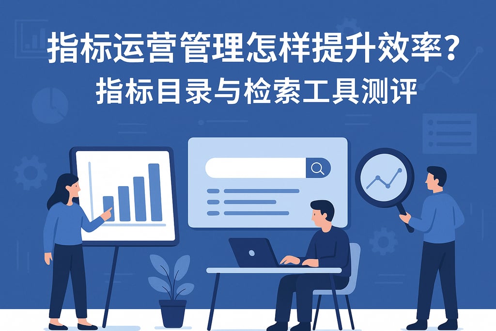 指标运营管理怎样提升效率？指标目录与检索工具测评