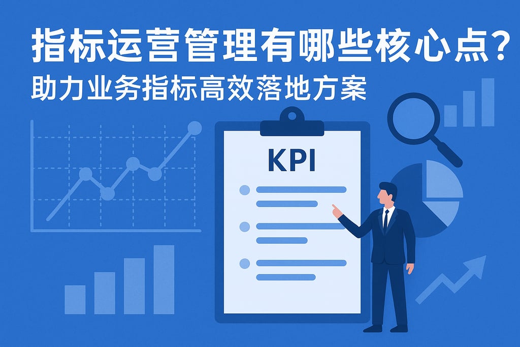 指标运营管理有哪些核心难点？助力业务指标高效落地方案