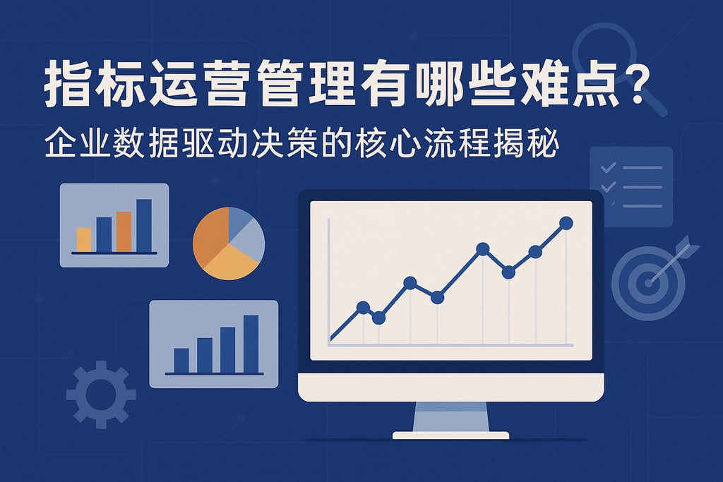 指标运营管理有哪些难点？企业数据驱动决策的核心流程揭秘