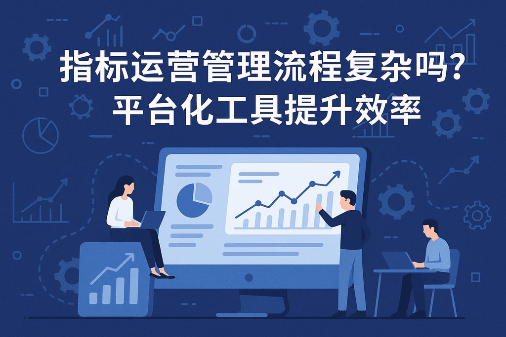 指标运营管理流程复杂吗？平台化工具提升效率