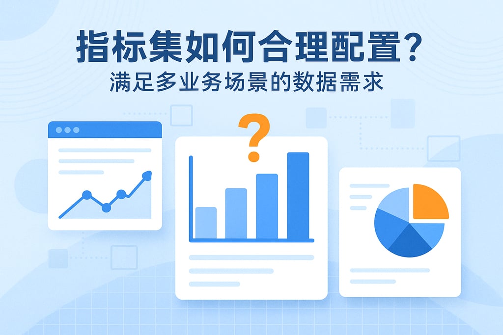 指标集如何合理配置？满足多业务场景的数据需求