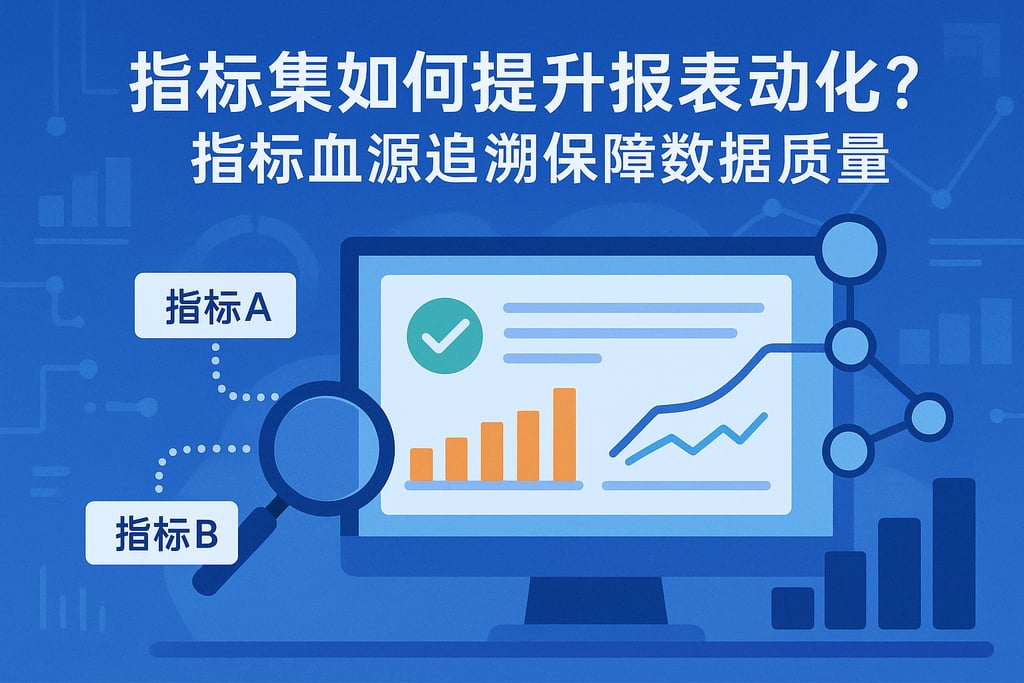 指标集如何提升报表自动化？指标血缘追溯保障数据质量