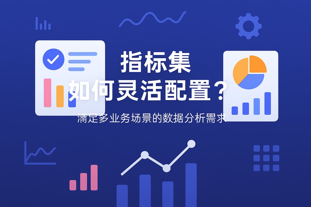 指标集如何灵活配置？满足多业务场景的数据分析需求