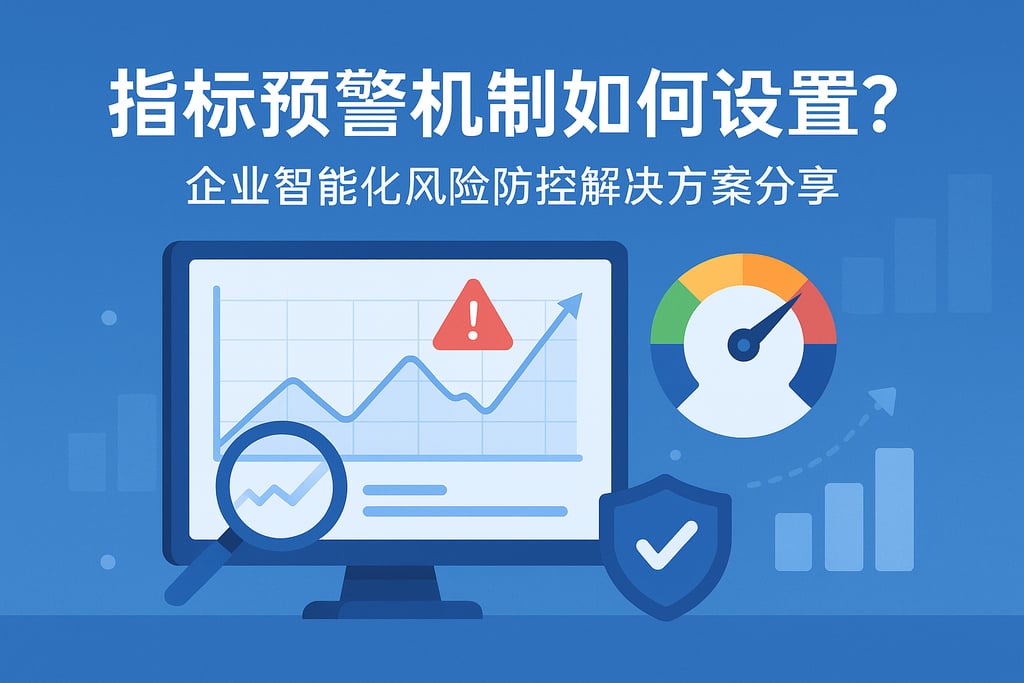 指标预警机制如何设置？企业智能化风险防控解决方案分享