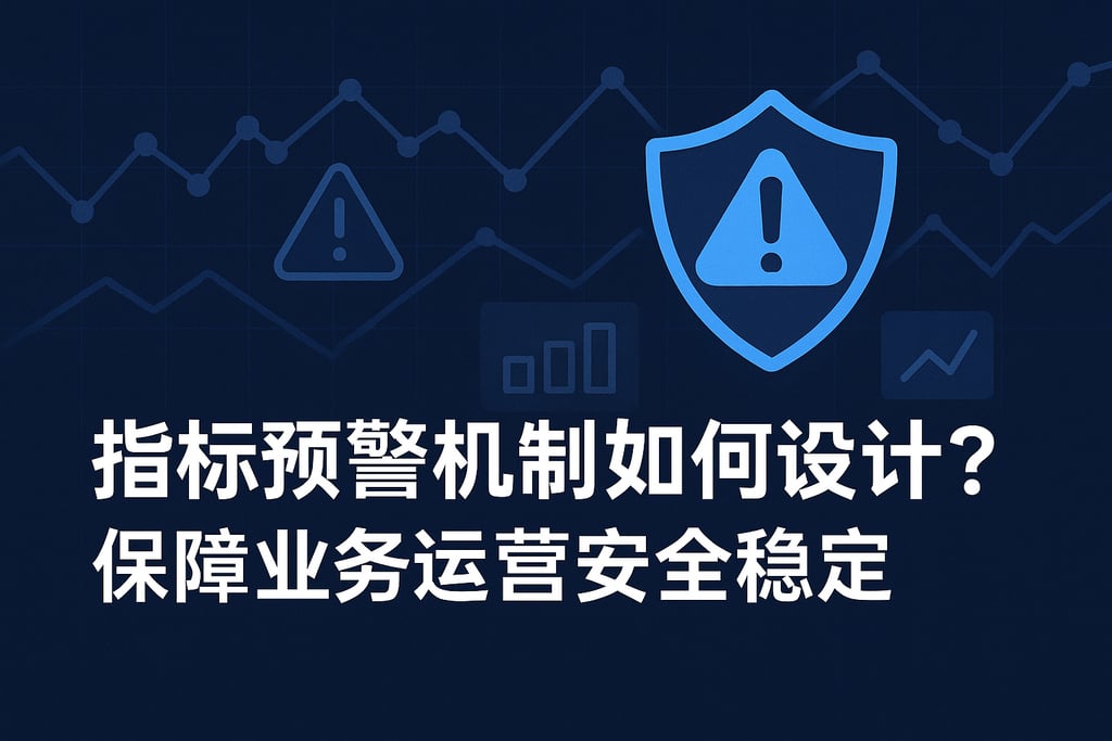 指标预警机制如何设计？保障业务运营安全稳定