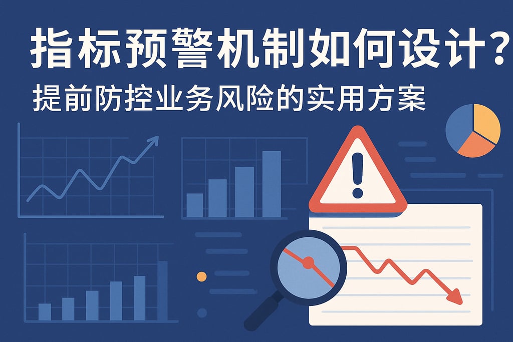 指标预警机制如何设计？提前防控业务风险的实用方案